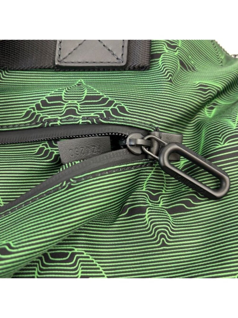 Louis Vuitton Boston Bag Black Green Keepall Bandouliere Reversible 50 - Picture 13 of 16